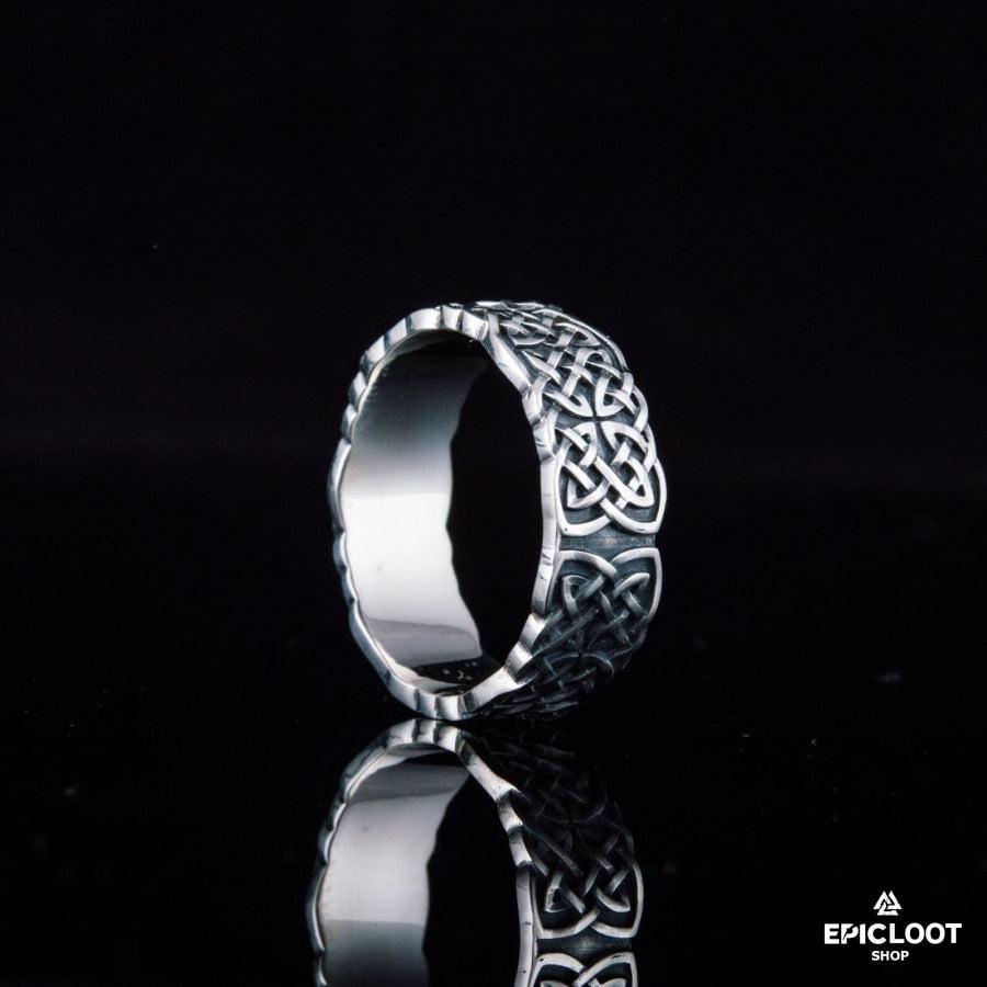 925 silver Norse Ornament Ring