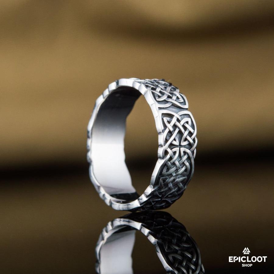 925 silver Norse Ornament Ring