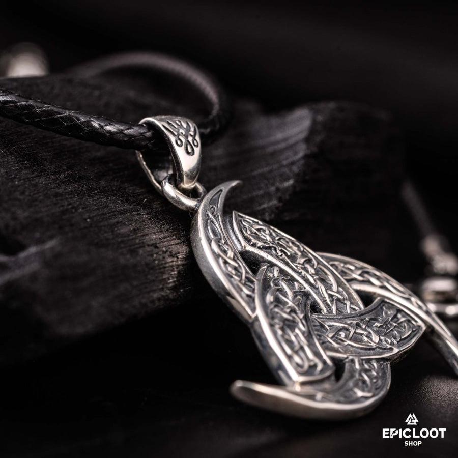 925 Silver Odin Horn Pendant
