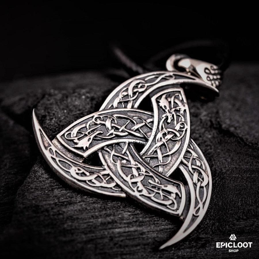 925 Silver Odin Horn Pendant