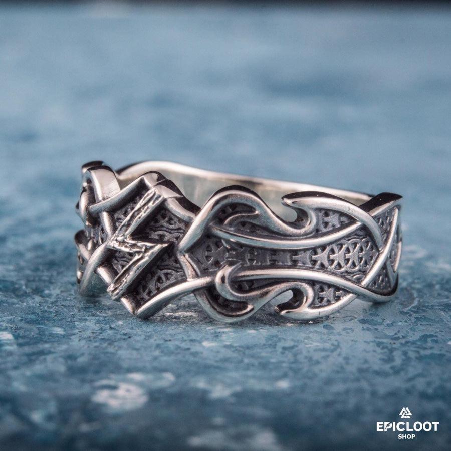 925 silver Ring with Sowelu Rune