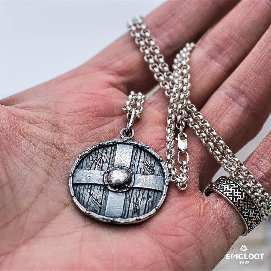 925 Silver Rollo's Shield Pendant