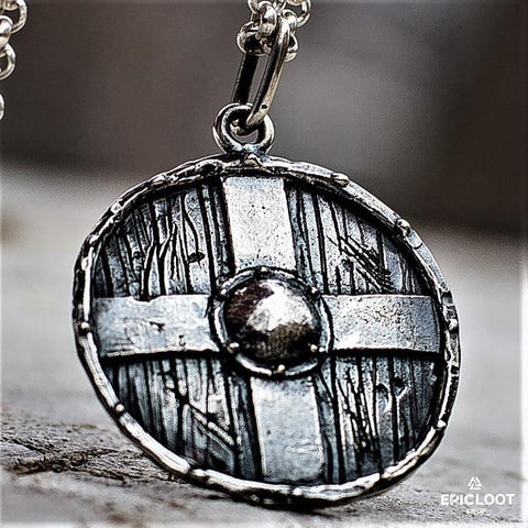 925 Silver Rollo's Shield Pendant