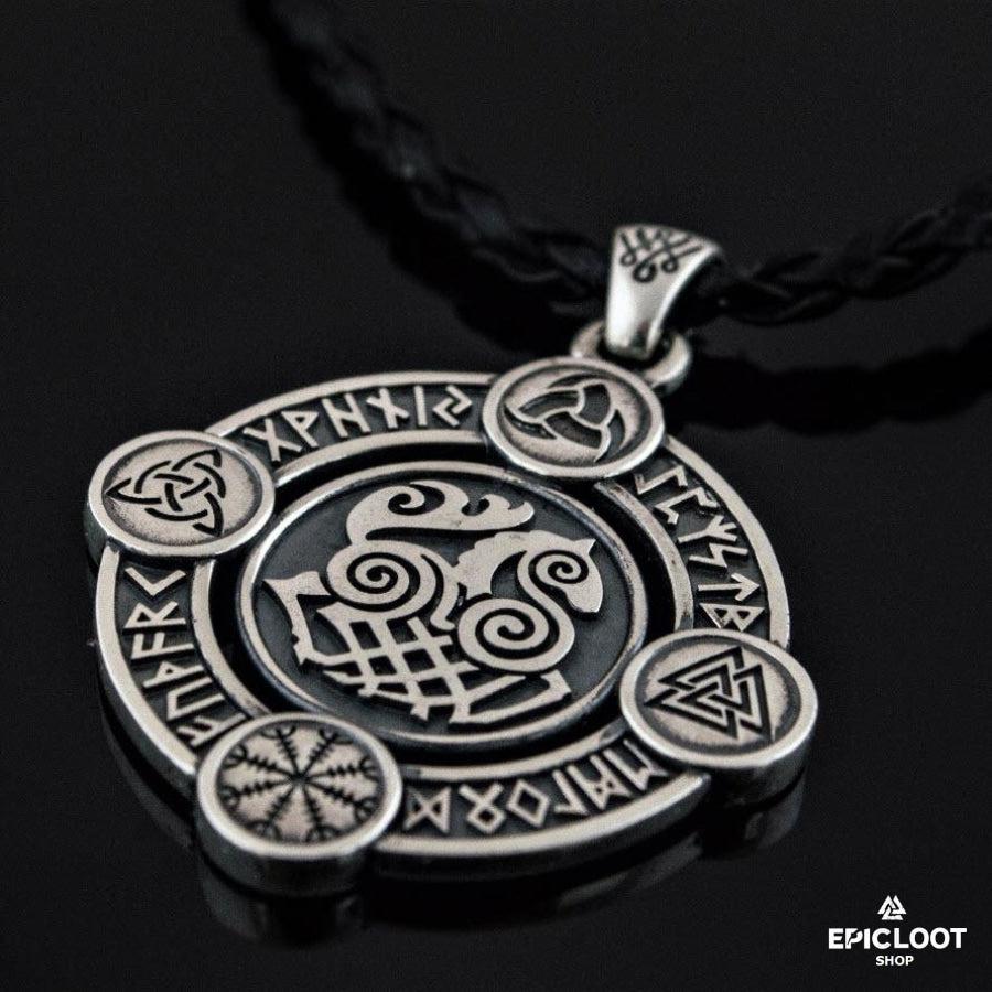925 Silver Sleipnir Pendant
