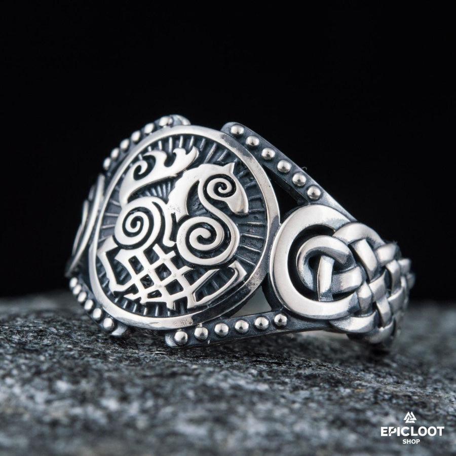 925 silver Sleipnir Symbol Viking Style