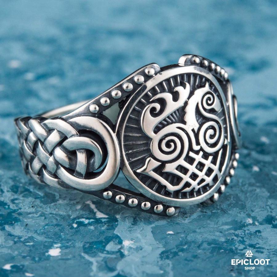 925 silver Sleipnir Symbol Viking Style