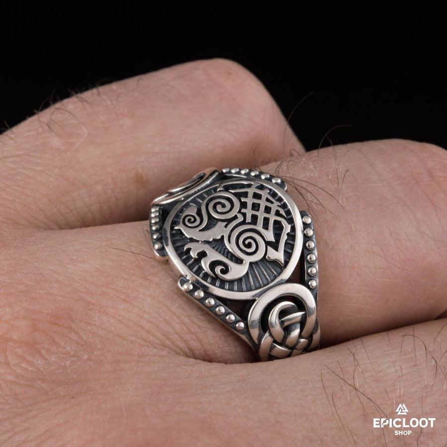 925 silver Sleipnir Symbol Viking Style