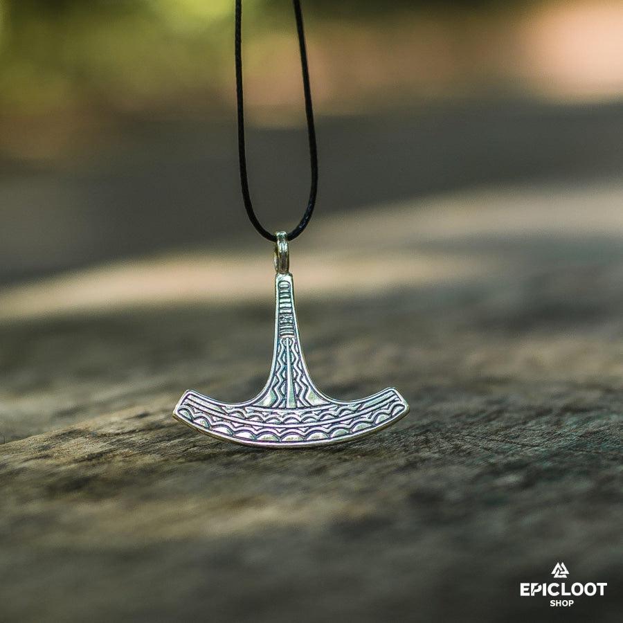 925 Silver Ukko Thor's Hammer Pendant