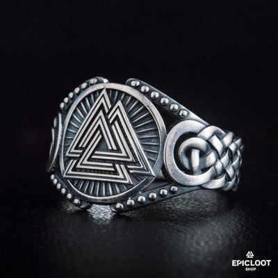 925 silver Valknut Symbol Viking Style