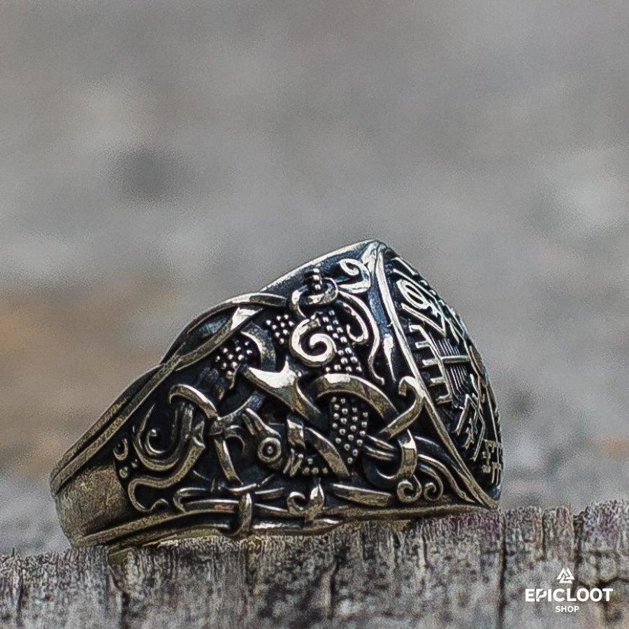 925 silver Vegvisir Symbol Mammen Design