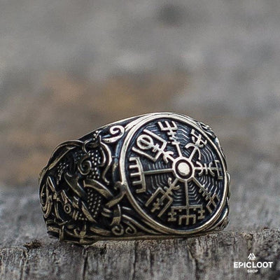 925 silver Vegvisir Symbol Mammen Design