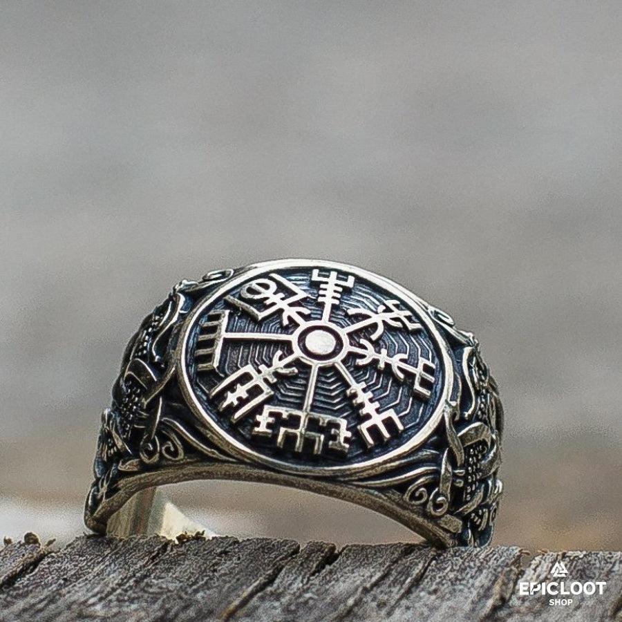 925 silver Vegvisir Symbol Mammen Design