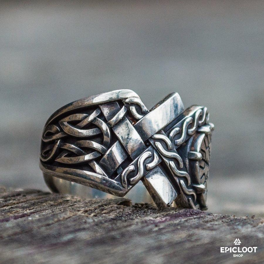 925 silver Vegvisir Symbol Nordic Style