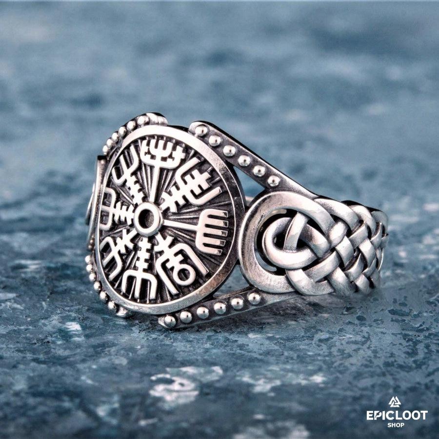 925 silver Vegvisir Symbol Viking Style