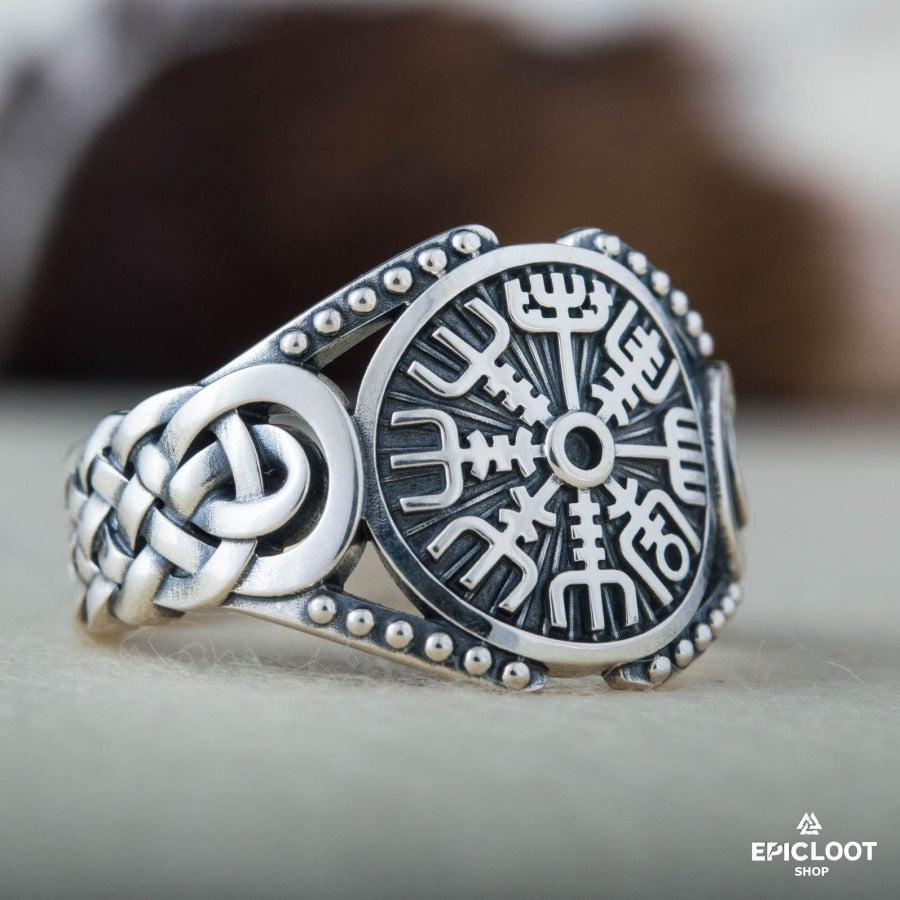925 silver Vegvisir Symbol Viking Style