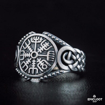 925 silver Vegvisir Symbol Viking Style