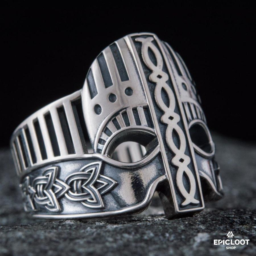 925 silver Viking Spangenhelm Helmet Norse Style