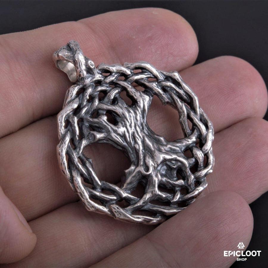 925 Silver Yggdrasil Pendant Viking