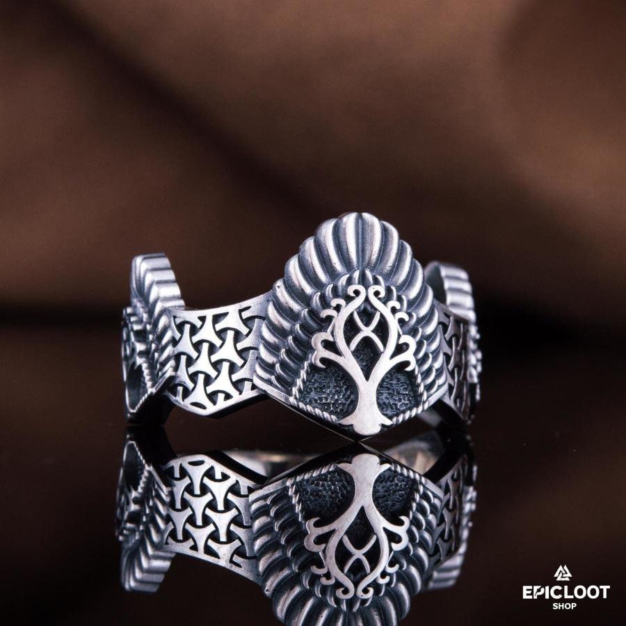 925 silver Yggdrasil Ring