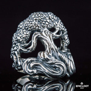 925 silver Yggdrasil Ring