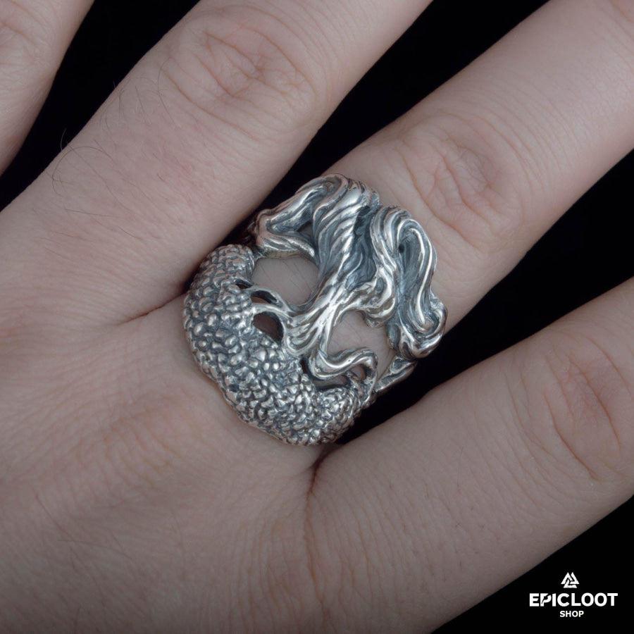 925 silver Yggdrasil Ring