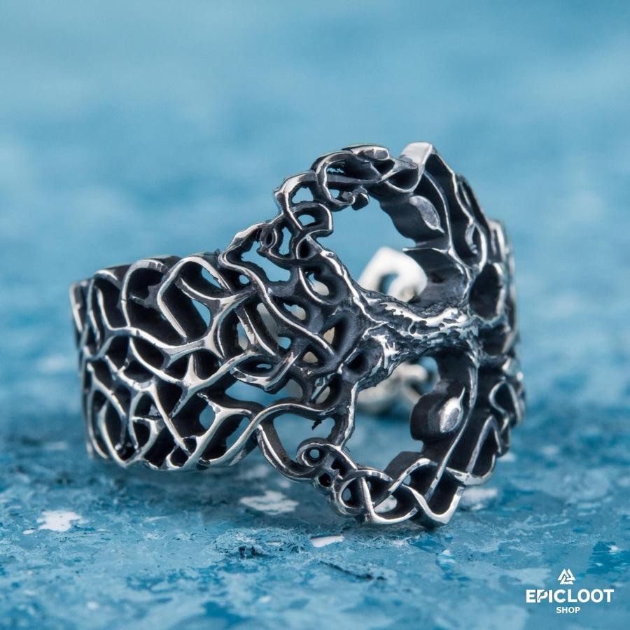 925 silver Yggdrasil Ring Nordic Design