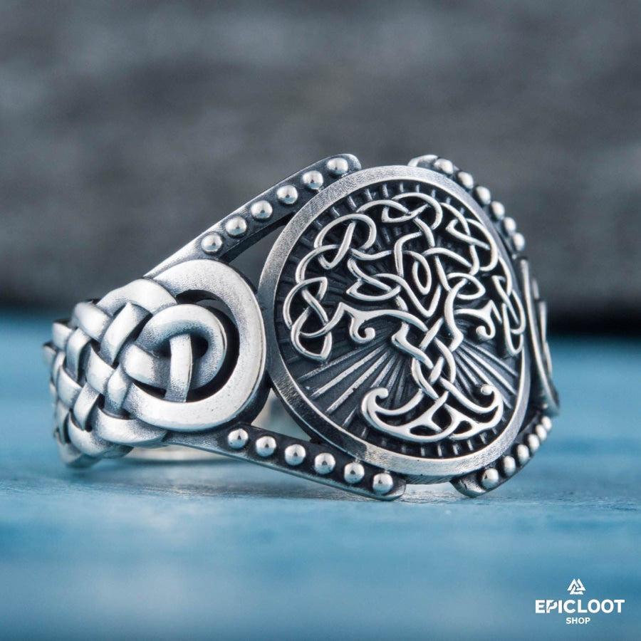 925 silver Yggdrasil Symbol Viking Style