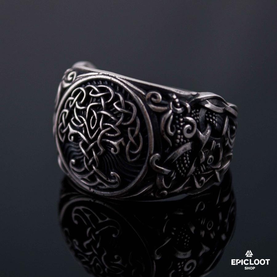 925 silver Yggdrasil Symbol with Mammen Design