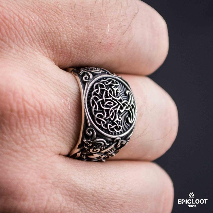 925 silver Yggdrasil Symbol with Mammen Design