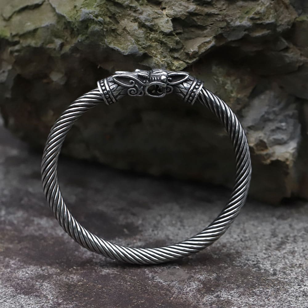 Dragons Head Viking Bracelet