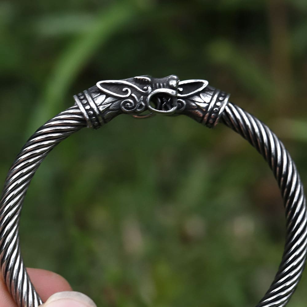 Dragons Head Viking Bracelet