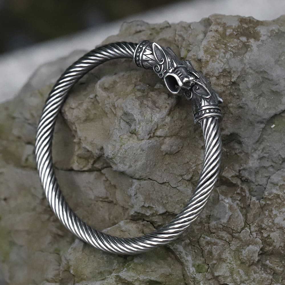 Dragons Head Viking Bracelet