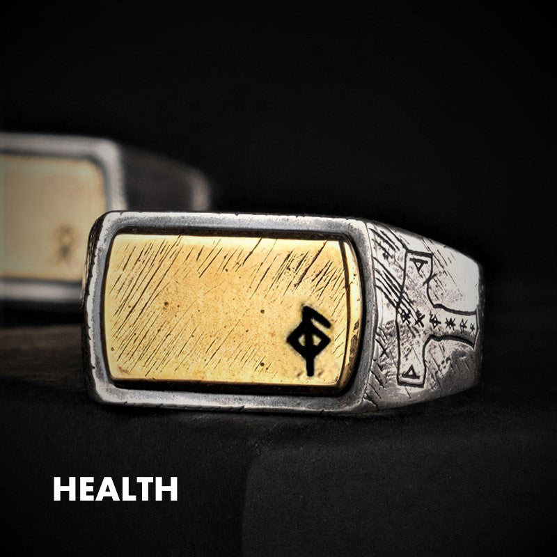 925 Silver Magical Rune Nordic Ring