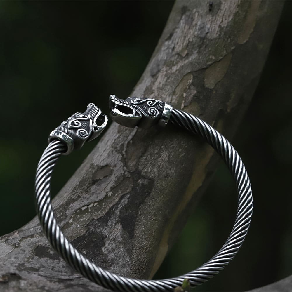 Nordic Dragon Viking Bracelet