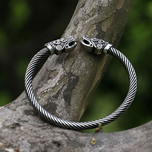 Wikingerarmband mit nordischem Drachen