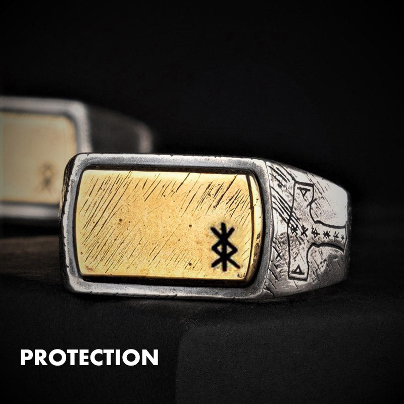 925 Silver Magical Rune Nordic Ring