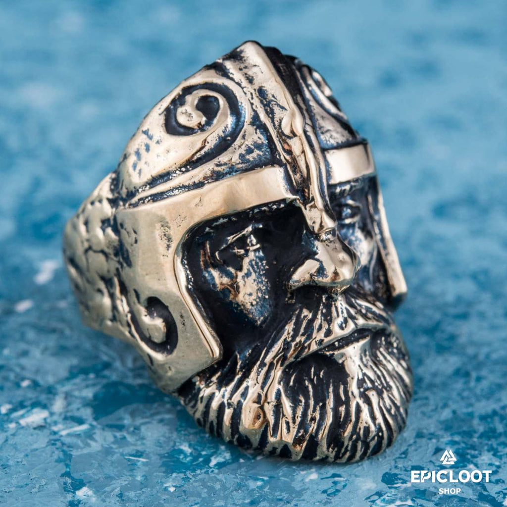 Viking Ring Bronze Scandinavian Ring