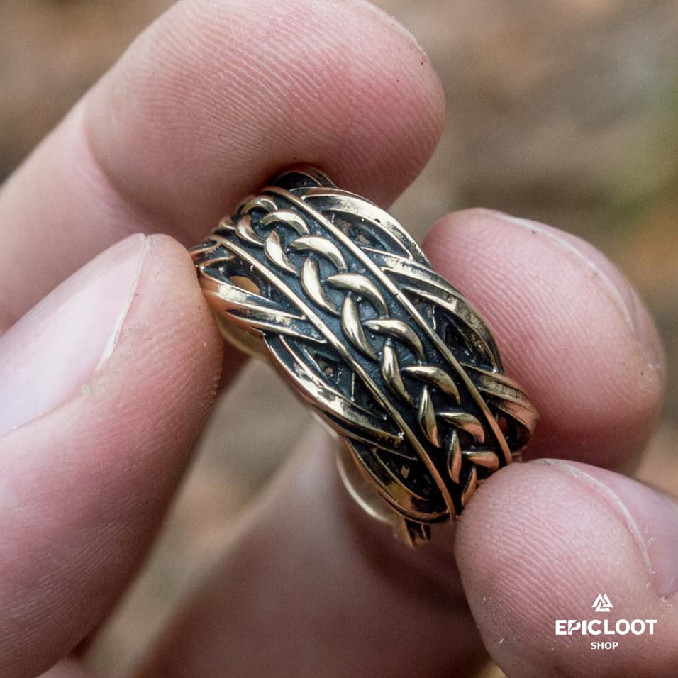 Viking Decoration Scandinavian Bronze Ring