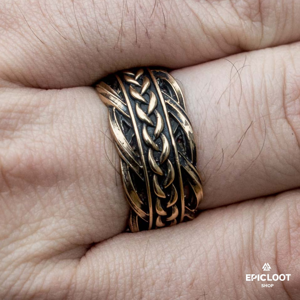 Viking Decoration Scandinavian Bronze Ring
