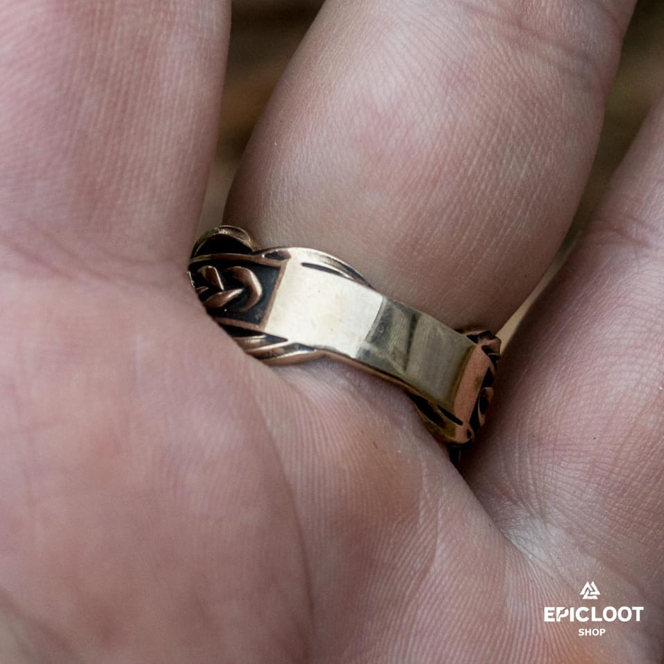 Viking Decoration Scandinavian Bronze Ring