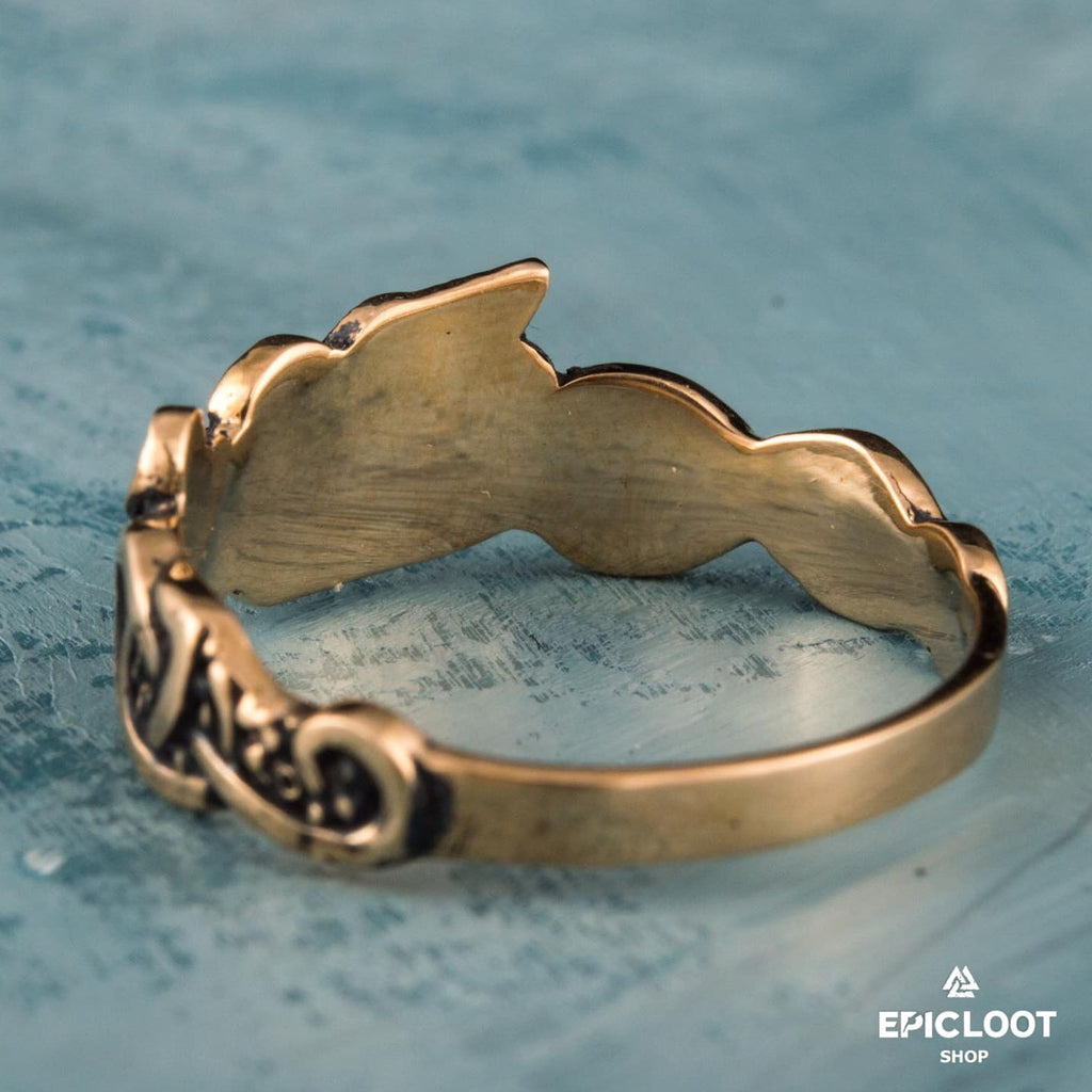 Fenrir Bronze Viking Ring