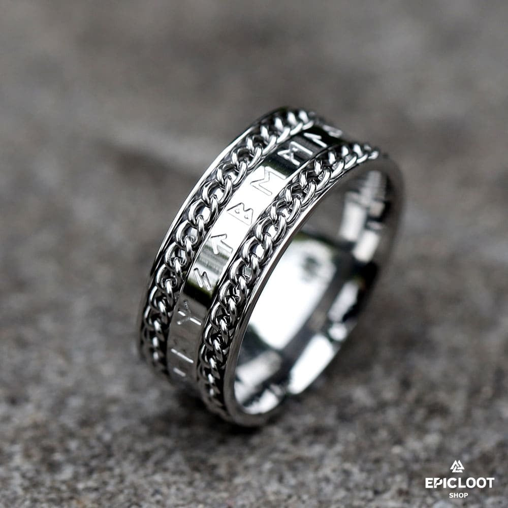 Runic Viking Ring