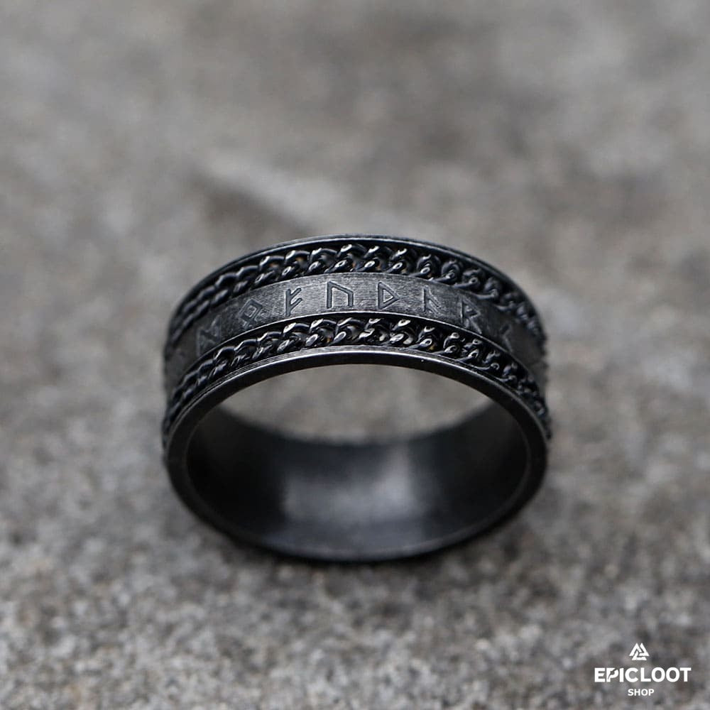 Runic Viking Ring