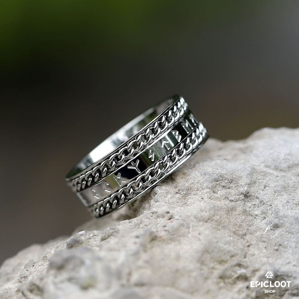 Runic Viking Ring