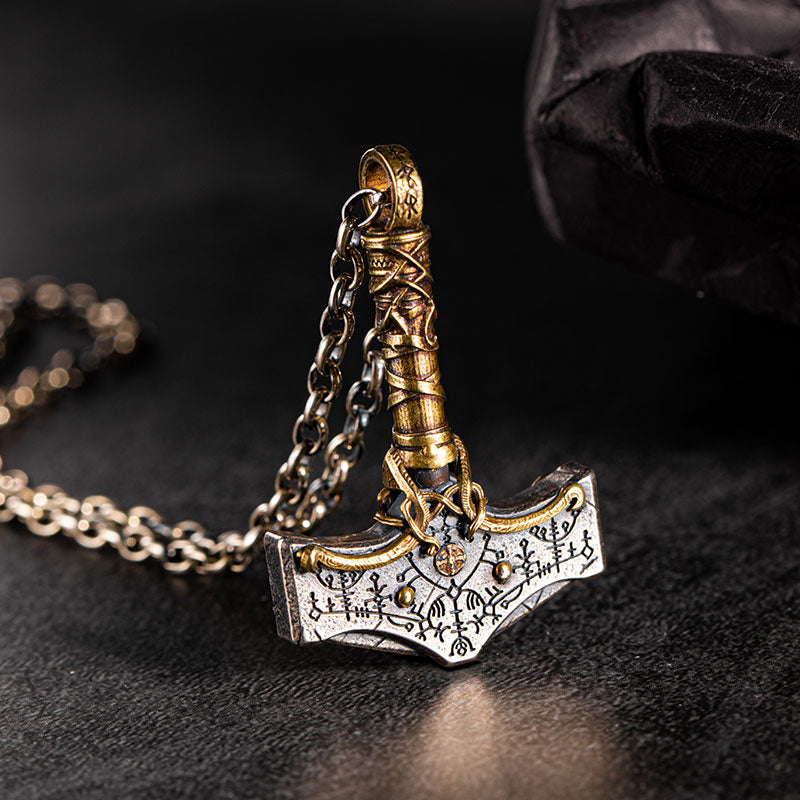 925 Silver Thor's Hammer Necklace