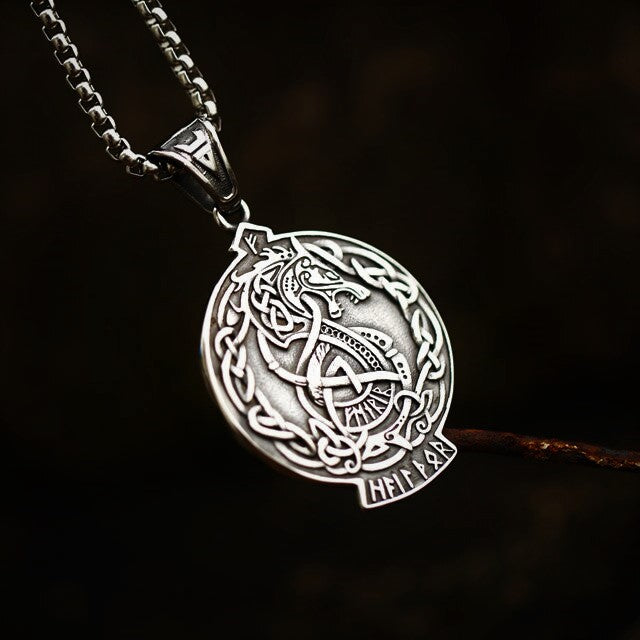 Fenrir wolf pendant