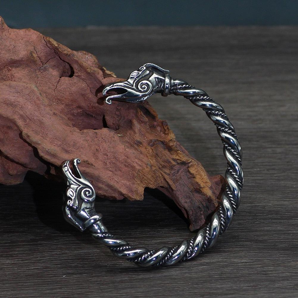 Nordic Viking Scandinavian Dragon Bracelet