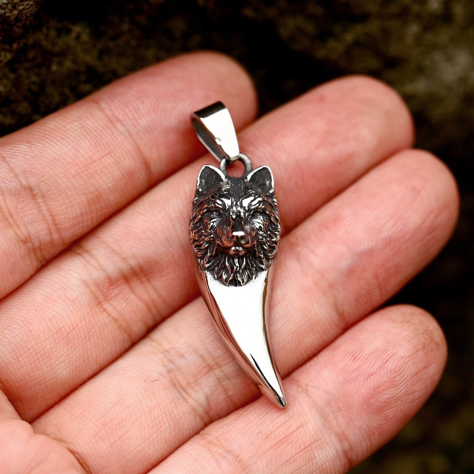Wolf Tooth-Head Pendant
