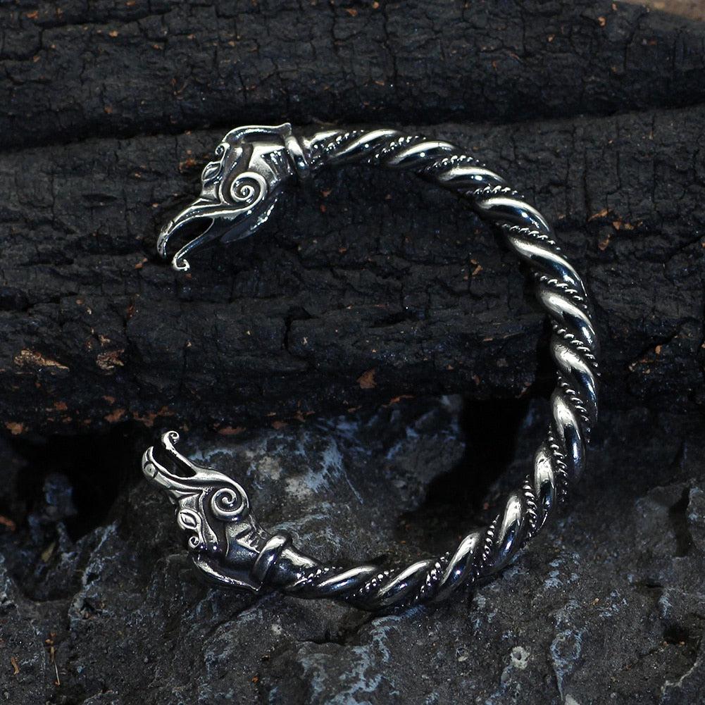 Nordic Viking Scandinavian Dragon Bracelet