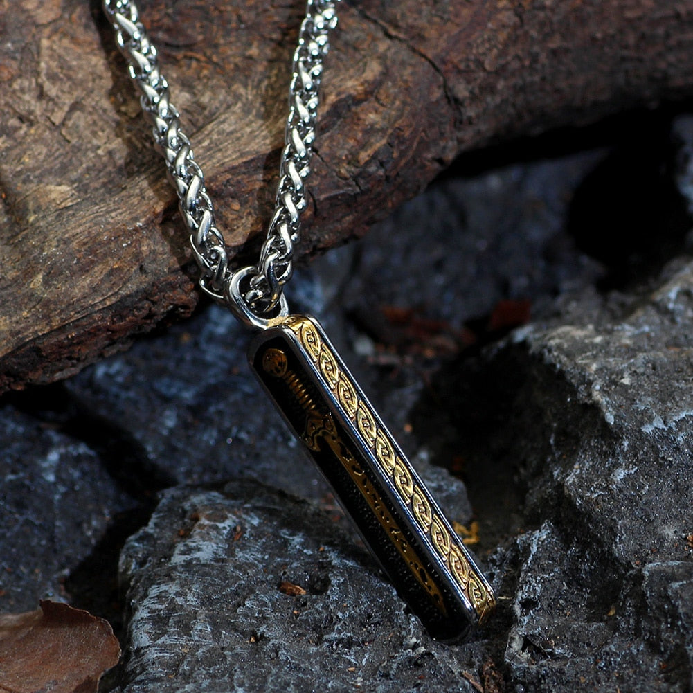 Viking Warrior Sword Necklace